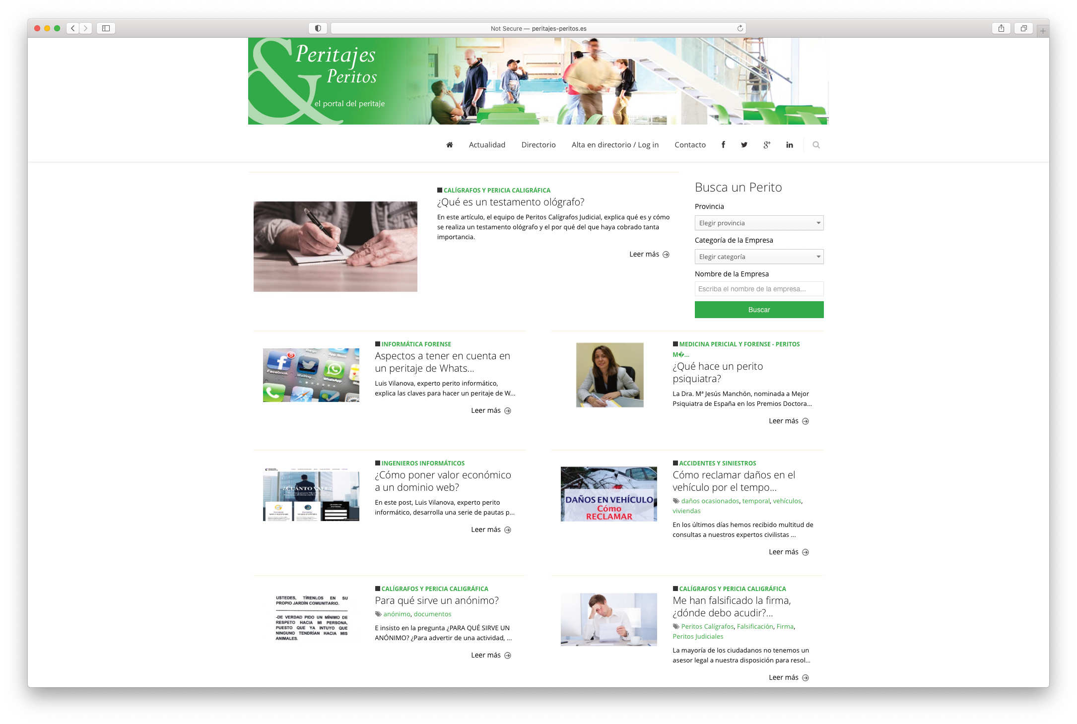 webPeritos