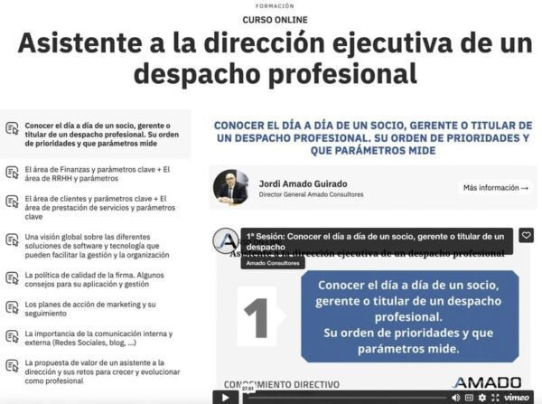 Asistente a la dirección ejecutiva de un despacho profesional